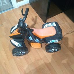 hi selling electric kids quad comes with the charger , foot accelerator controlled