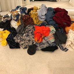 Secret MASSIVE bundle of clothes with high end designer high street brands mixed clothes size 8-10 uk women. Post summer clearout so giving away so many items just like that as can’t be bothered to individually sell.

YOU WILL NOT BE DISAPPOINTED I PROMISE!

ALL items worn by size 8-10 UK ladies. good condition

Sorry cannot measure or give individual details or pics hence selling SO CHEAP

Includes brands:Next/new look /quiz /warehouse/ Abercrombie etc

350five stars

Postage £6 MUST BE PAID