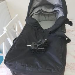 carrycot with adaptors.
grab a bargain. 
good condition. barely used.