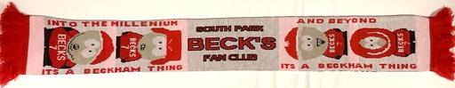 Buy & Sell Lancashire Blackburn with Darwen - Photos for Rare David Beckham South Park Scarf Man Utd