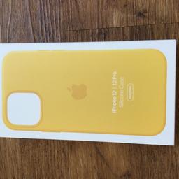 iPhone 12 | 12 Pro Silikon Case mit MagSafe - Sonnenblume