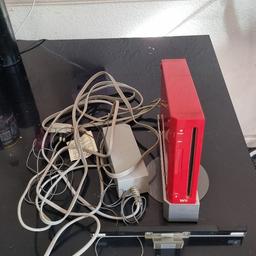 She works amazing was only played for a bit and has been collecting dust poor thing and needs a new home just the console  controllers - not included 
comes with motion sensor bar, power cable, av cable and the stand.