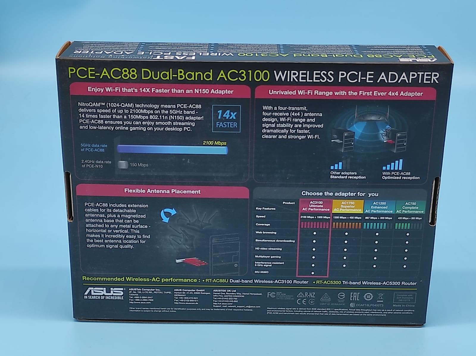 PCE-AC88 Dual-Band und Wireless PCI-E Adapter in 4694 Ohlsdorf for €45. ...