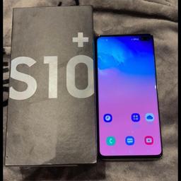 Selling my Samsung galaxy s10plus unlocked selling as got new phone in good condition comes with boxes and case