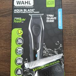 wahl Wet and dry beard and stubble Trimmer 
literally brand new .. only used once 
RRP £92