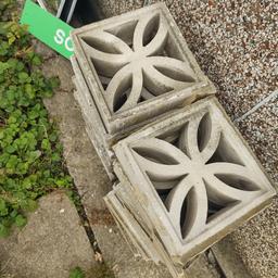 18 wall blocks for sale need some cement cleaning off but all in good condition free to anyone who can collect 