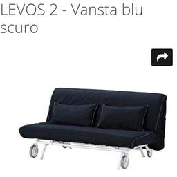 Causa trasloco vendo divano letto Ikea PS matrimoniale con fodera denim, in ottimo stato (usato come letto 4 volte al massimo, come divano praticamente mai).
Molto funzionale, comodo e spazioso.
