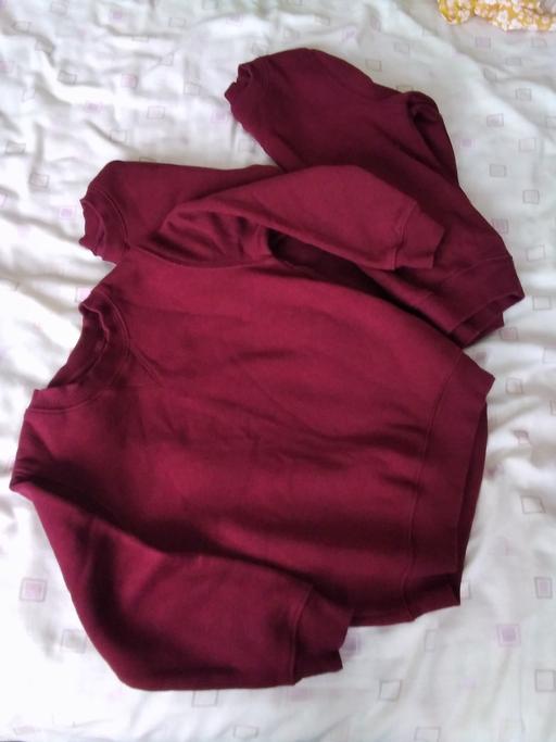 Buy & Sell Derbyshire North East Derbyshire - Photos for 3 New burgundy sweatshirts age 4