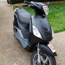 piaggio fly 50cc runs and rides how it should has a crack in the clocks and head light as seen in pictures needs a clean up no mot full logbook  £250