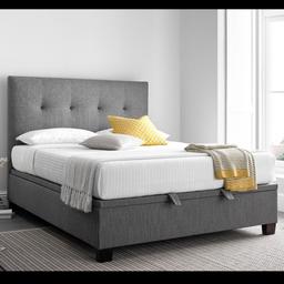 Great condition, only 2.5 years old. 5ft King Size. Grey fabric. Collection only, will consider even lower price if you're willing to come and dismantle it too :)
Bed frame ONLY, does not come with mattress.
Search "Yorkie Grey" on happybeds.co.uk to see bed. RRP £599.99