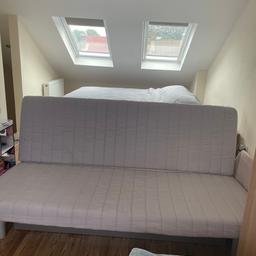 IKEA large sofa bed
Used in good condition very comfortable I would say it’s a king-size bed size with underneath storage and bed throw included
Just for the bed throw paid£89
Grab yourself a bargain no silly offers