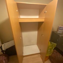 Wardrobe for free. Pick up from SM6 8BJ
In good and clean condition. Dispatching due to moving home
