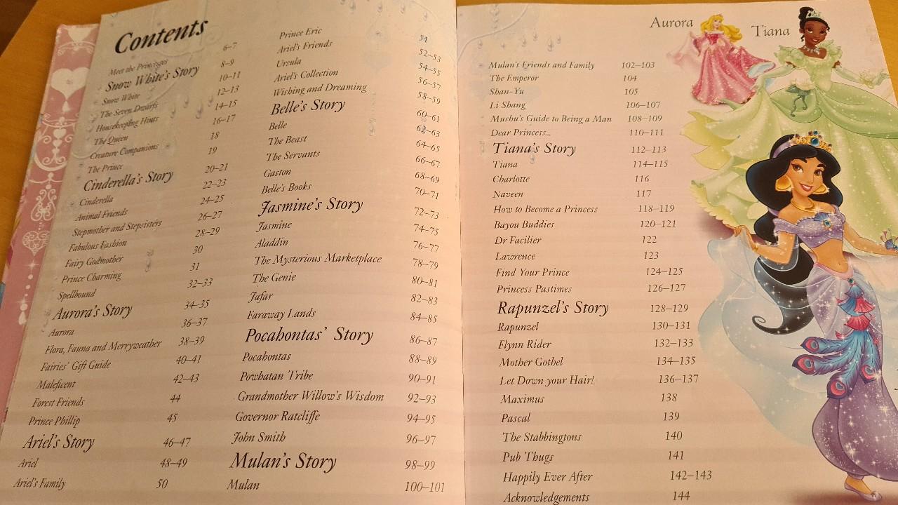 Disney Princess Guide Book