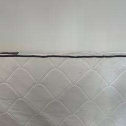 Good condition double memory foam and springs mattress. Removable and washable cover.