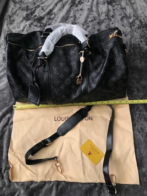 Buy & Sell East Sussex - Photos for Keepall 50CM Black PU Leather Weekend Bag