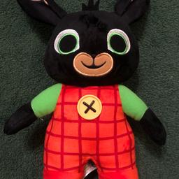 Talking bing plush toy
Excellent condition
Hardly used
Still for sale in Argos £18