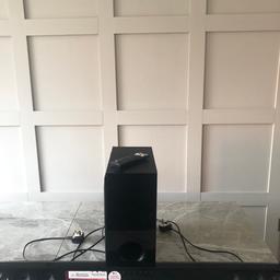 LG SOUND BAR
WITH SUB WOOFER
REMOTE CONTROL
LIKE NEW
SOUNDS GREAT