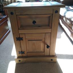 solid wood bedside cabinet, excellent condition. Bargain