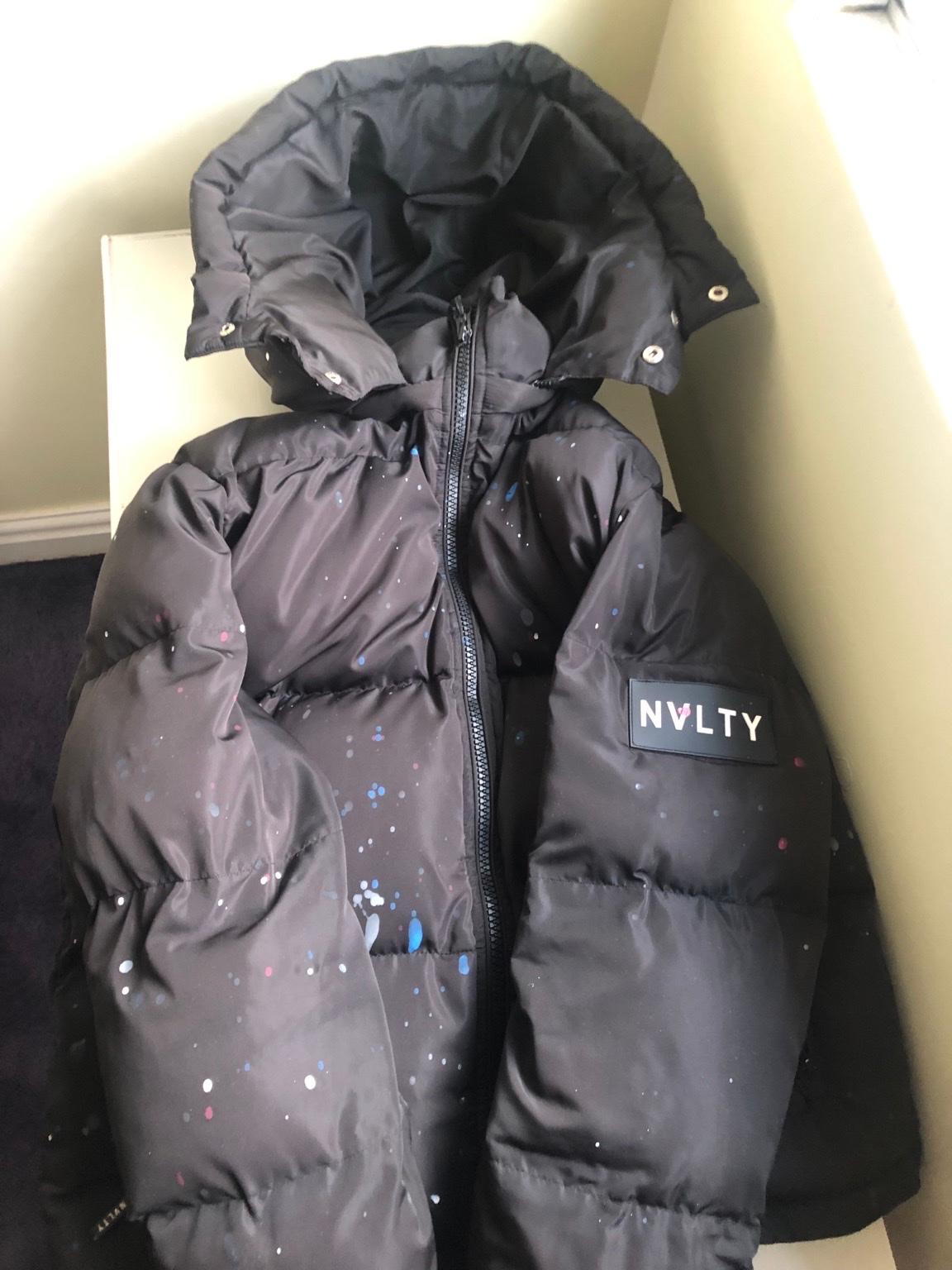 nvlty-black-paint-splash-puffer-jacket-in-b10-birmingham-for-85-00-for