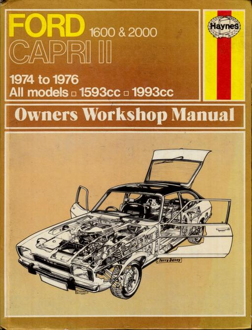 Vehicles Greater Manchester Stockport - Photos for HAYNES CAPRI MANUAL 1.6 & 2.0 1974 - 1976