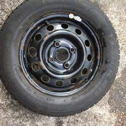 Near new tyre 7 -  8mm tread full size 155/70/13 but fits in wheel well & better than space saver wheel,  Falken  Sincera  cost £49.