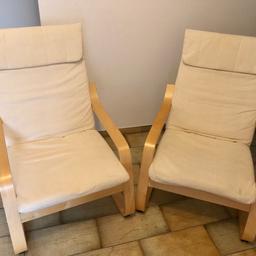 2 Stück Wippsessel
Weiß mit Naturlehnen
Nichtraucherhaushalt
8€/Stuhl