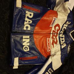 large bike jacket padded elbows and back