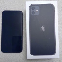 Apple iPhone 11 - 128GB - Black (Unlocked).

Minor crack on one of the camera lens as seen on photo but has no effect on the image quality and cannot be seen on photos taken on the phone. Phone works perfectly. Selling due to upgrade. Includes plug, cable and unused earphones.
