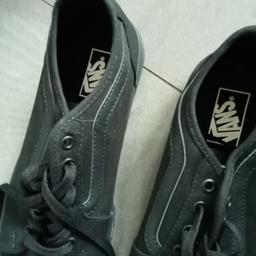 Van trainers all black. Was given as a gift not my taste. Never worn size 9 uk