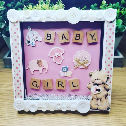 Buy & Sell West Midlands Birmingham - Photos for handmade baby girl light up box frame gift