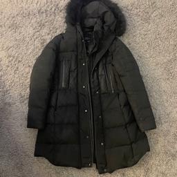 Zara black winter coat 
Size XXL 
Worn