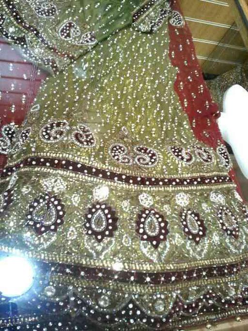 Buy & Sell West Midlands Birmingham - Photos for Mendhi Green Wedding Lengha