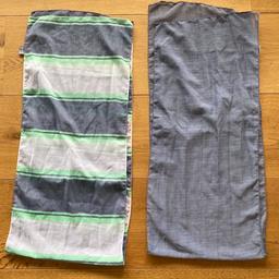 Mein Teenie-Sohn hat aussortiert. Verkauft werden 2 schöne Schals / Tücher der Marke alive (Aldi). Sie wurden nie getragen.
