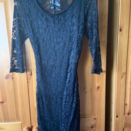Size 6/8 lace black dress brand new with tags from smoke and pet free home cash on collection reduced for quick sale