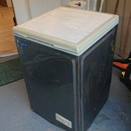 Chest freezer. Chrome with white top. Works fine. Veiwing welcome. Collection only from Darwen.