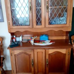  Free , Lovely soild dark oak welsh dresser/wall unit, it's in lovely condition, does need a bit of a clean. Comes apart into two pieces, been looked after no marks that I can see. Come from a smoke/pet free home
Collection only, contents not included will be emptied.
Need it gone asap
collection only.