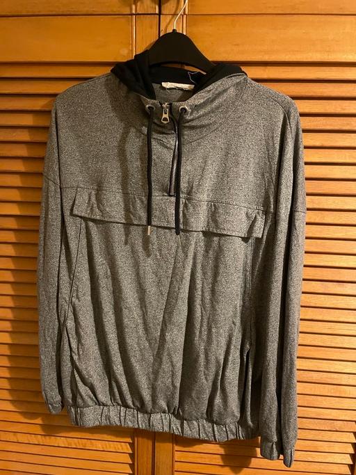 Buy & Sell South East London Croydon - Photos for Zara grey zip hoodie top - size 28 ( medium )