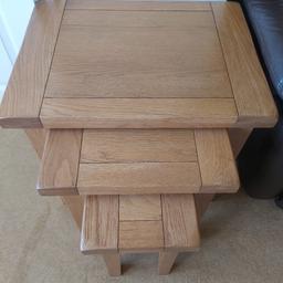 Wooden nest of tables, originally brought from Cousins. in very good condition. Collection only or local delivery available