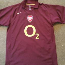Vintage commemorative Arsenal football shirt. Excellent condition. Size L. Collection only please.