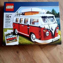 Lego Volkswagen T1 Camper Van NEW & SEALED. In original new condition, never opened. Lego has retired this product so difficult to find new & sealed