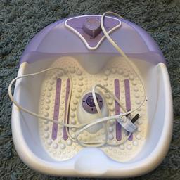 Electric Foot Spa & Massager 
Heats, Massages & Bubbles. 

Used a couple of times. In good condition. 

Collection only from Kings Cross or meet locally.