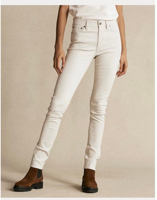 Buy & Sell East London Redbridge - Photos for Ralph Lauren White Leather Leggings/Trousers