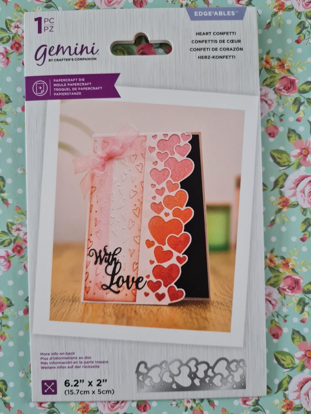 Die Gemini Heart Confetti Edger Metal Cutter In Leeds F r 5 00 Zum