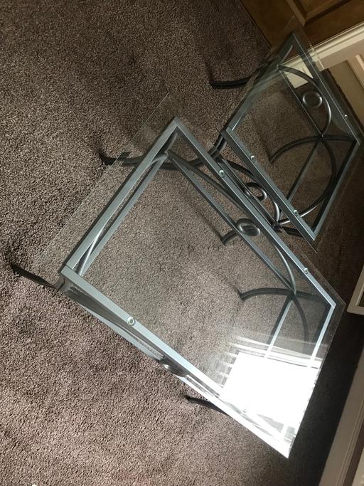 Buy & Sell Lancashire West Lancashire - Photos for I pair of glass top coffee tables