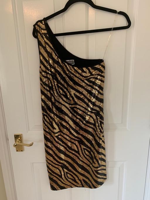 Buy & Sell Shropshire Telford and Wrekin - Photos for Lipsy off shoulder sequence dress. Size 10