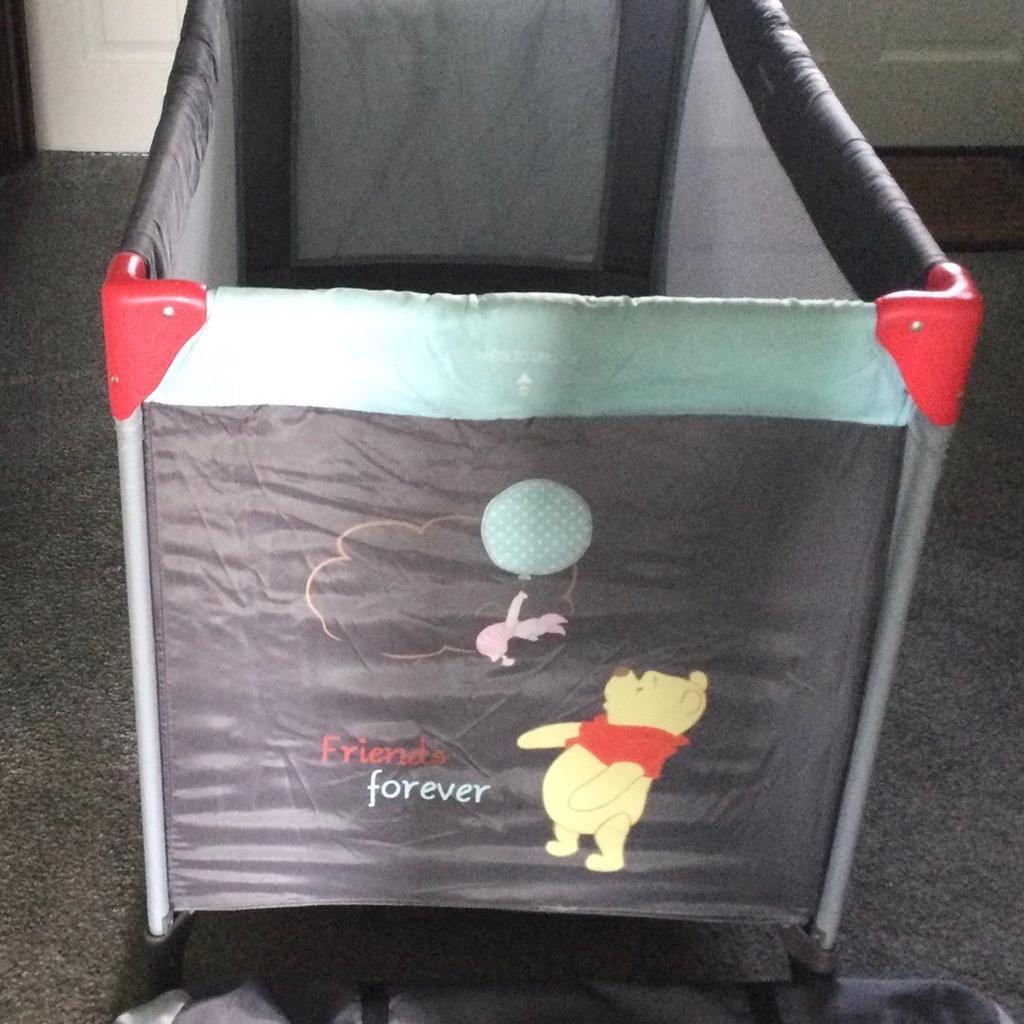 Winnie the Pooh travel cot in Shoeburyness for £15.00 for sale Shpock