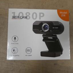 1080P WEBCAM WITH BUILT IN MICROPHONE MODEL Z08