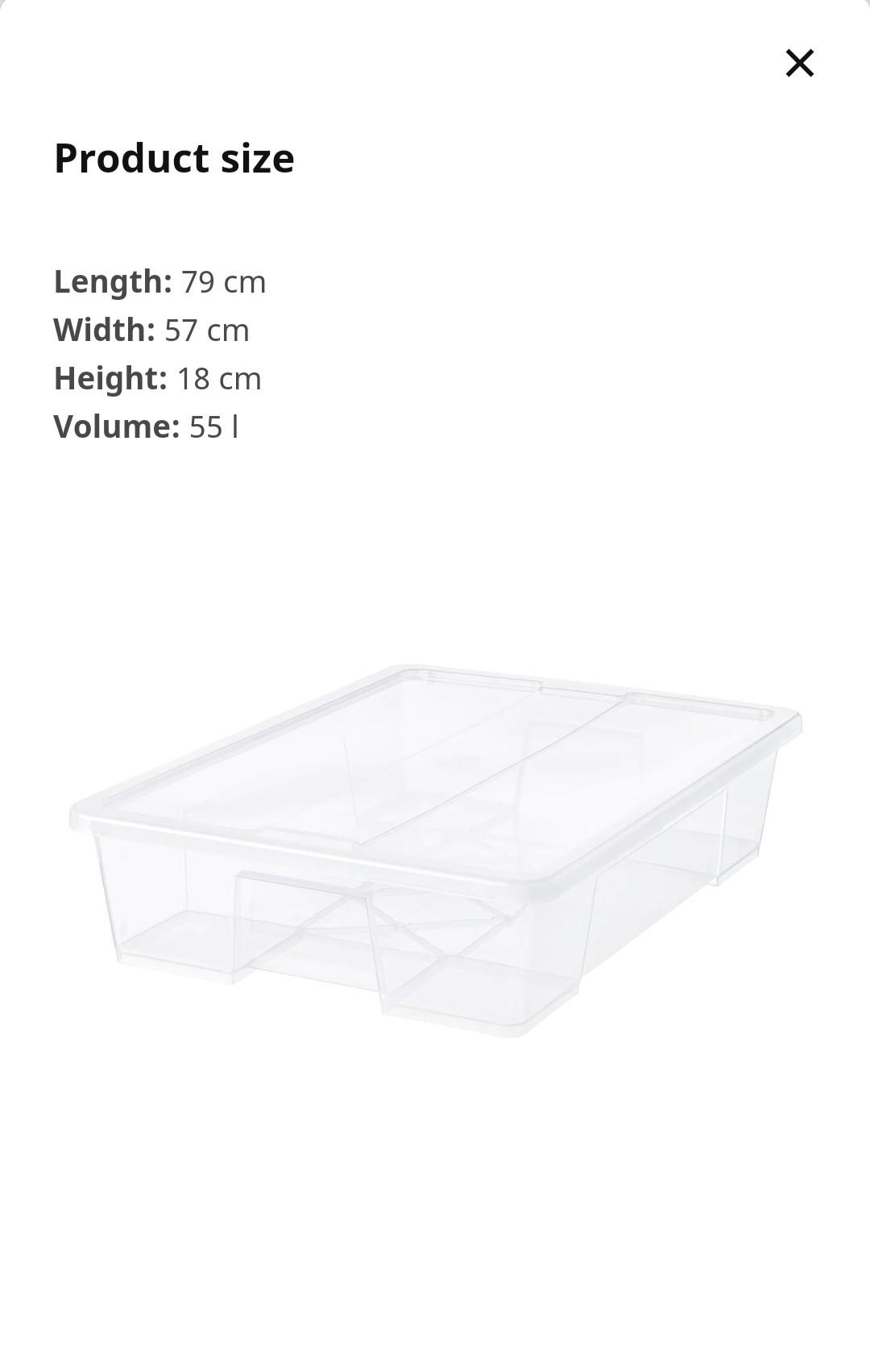 Ikea plastic storage x3 in SW1P London für 12,00 £ zum Verkauf Shpock DE