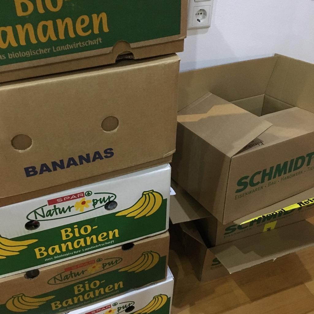 Umzugskartons Bananenschachtel in 6922 Marktgemeinde Wolfurt für gratis