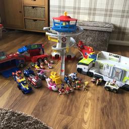 Huge paw patrol collection of toys figures and vehicles
My son has played with these a handful of times and totally lost interest in paw patrol
Now all stored away in boxes cost all together roughly £200
Nothing is broken and all in like brand new condition